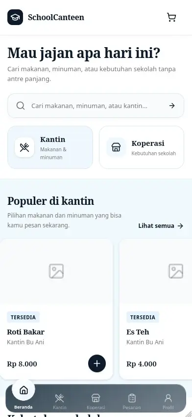 SchoolCanteen screenshot 1