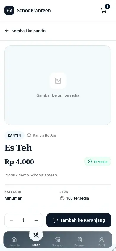 SchoolCanteen screenshot 2